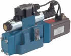 Proportional valve with hydraulic valve